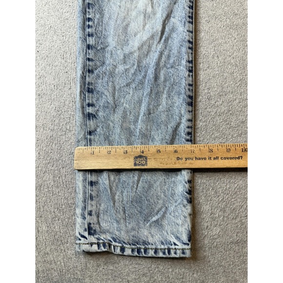 GAP Jeans Mens 34x32 Light Wash Blue Slim Denim Zip Fly 5-Pocket Straight Leg - Picture 13 of 15